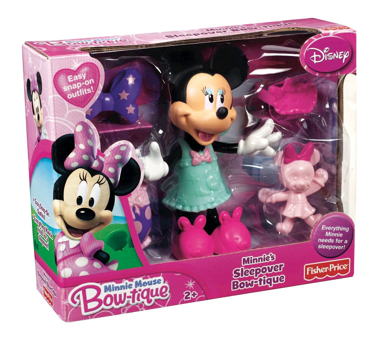 Coffret de jeu Bow-tique mode Sparkle 'n Spin Minnie Mouse de Disney par  Fisher-Price 