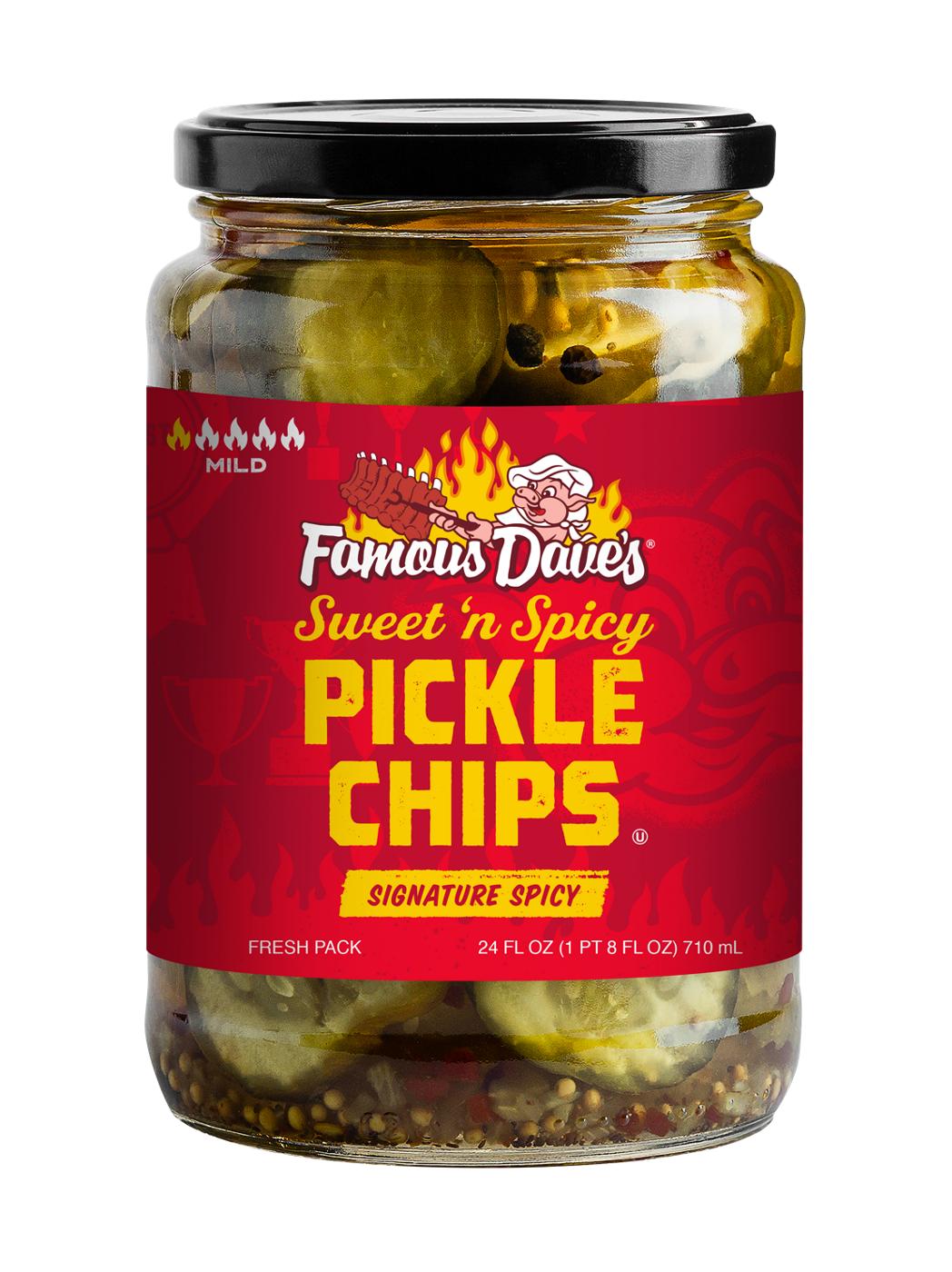 Famous Dave's Signature Spicy Pickle Chips; image 1 of 2