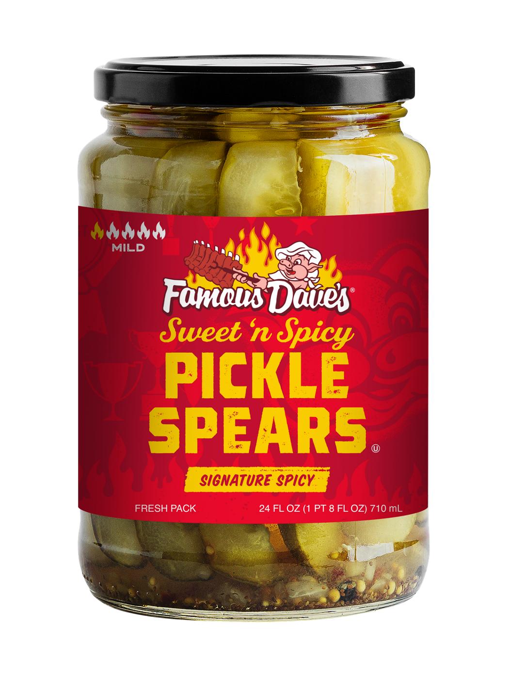 Famous Dave's Signature Spicy Pickle Spears; image 1 of 2
