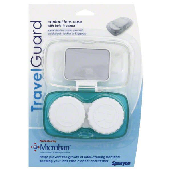 Sprayco Travel Guard Contact Lens Case With BuiltIn Mirror Shop