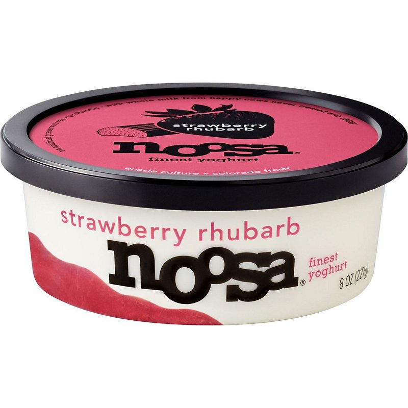 Noosa Strawberry Rhubarb Yoghurt - Shop Yogurt at H-E-B