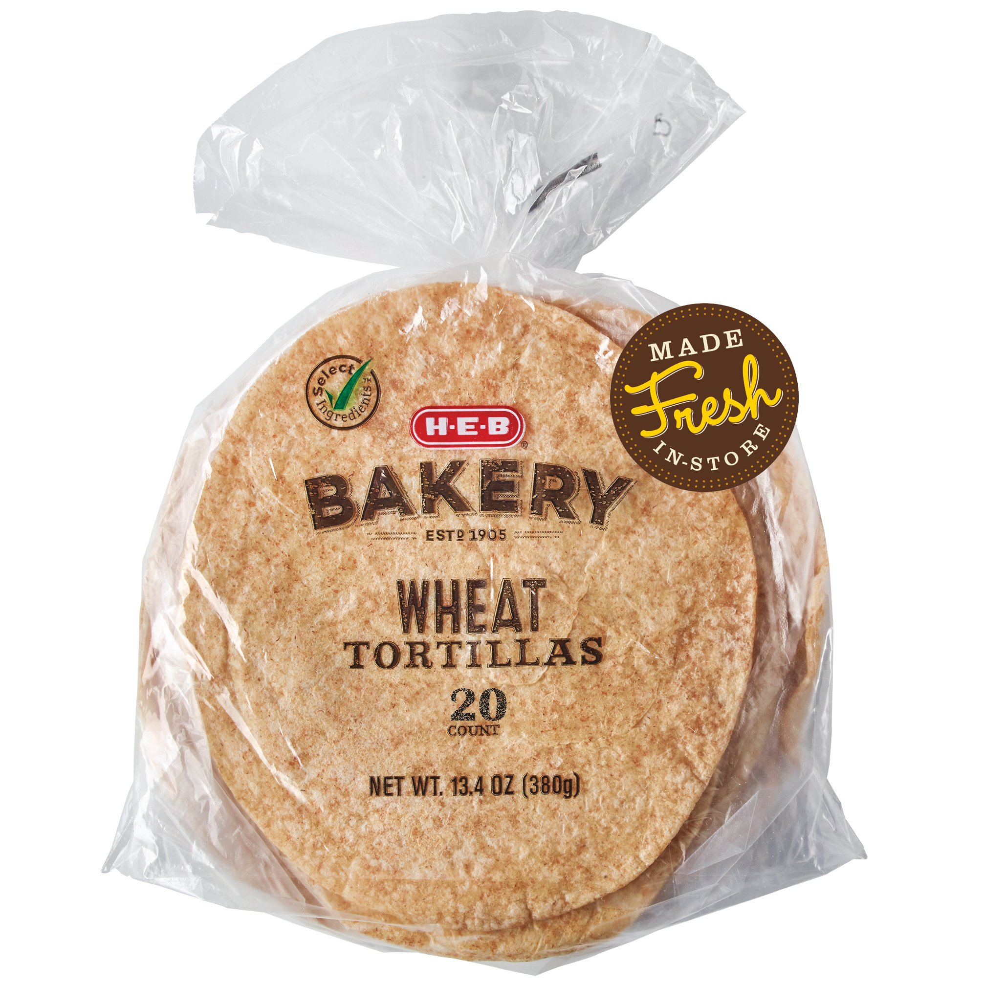 H-E-B Select Ingredients Wheat Tortillas - Shop Tortillas At H-E-B