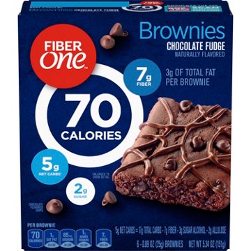 Fiber One 70 Calories Chocolate Fudge Brownies