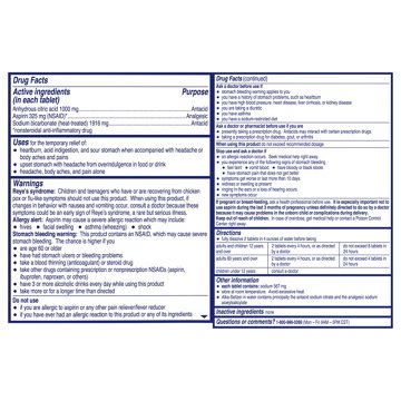 Alka-Seltzer Antacid & Pain Relief Effervescent Tablets - Original