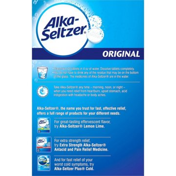 Alka-Seltzer Antacid & Pain Relief Effervescent Tablets - Original