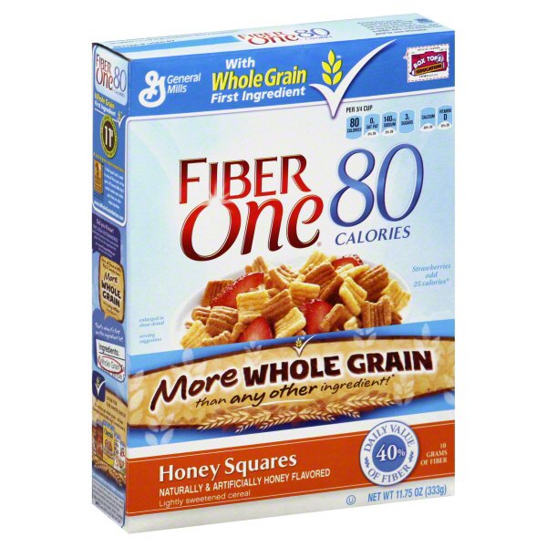 Fiber One 80 Calories Honey Squares Cereal - Shop Cereal at H-E-B