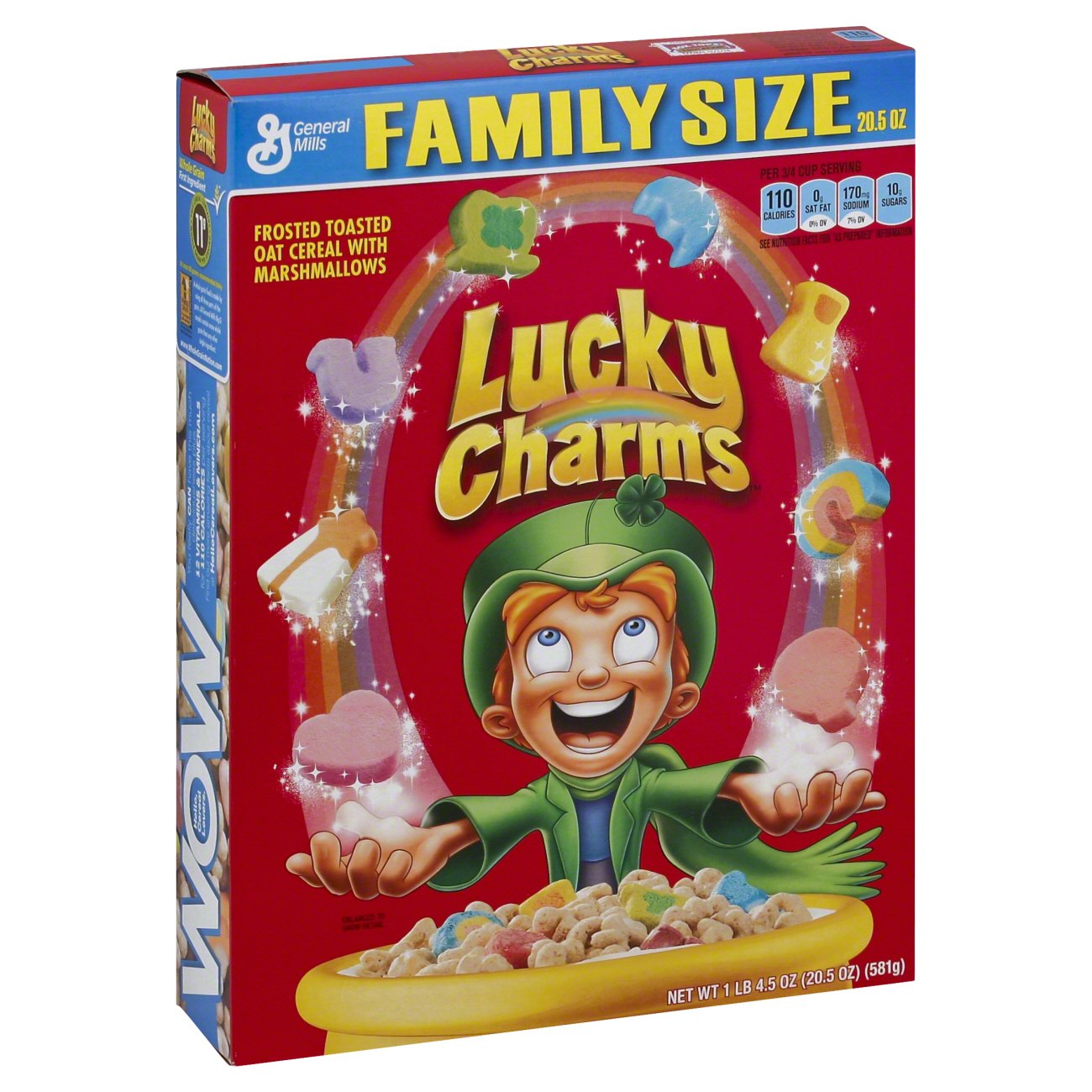 lucky charms nutrition label