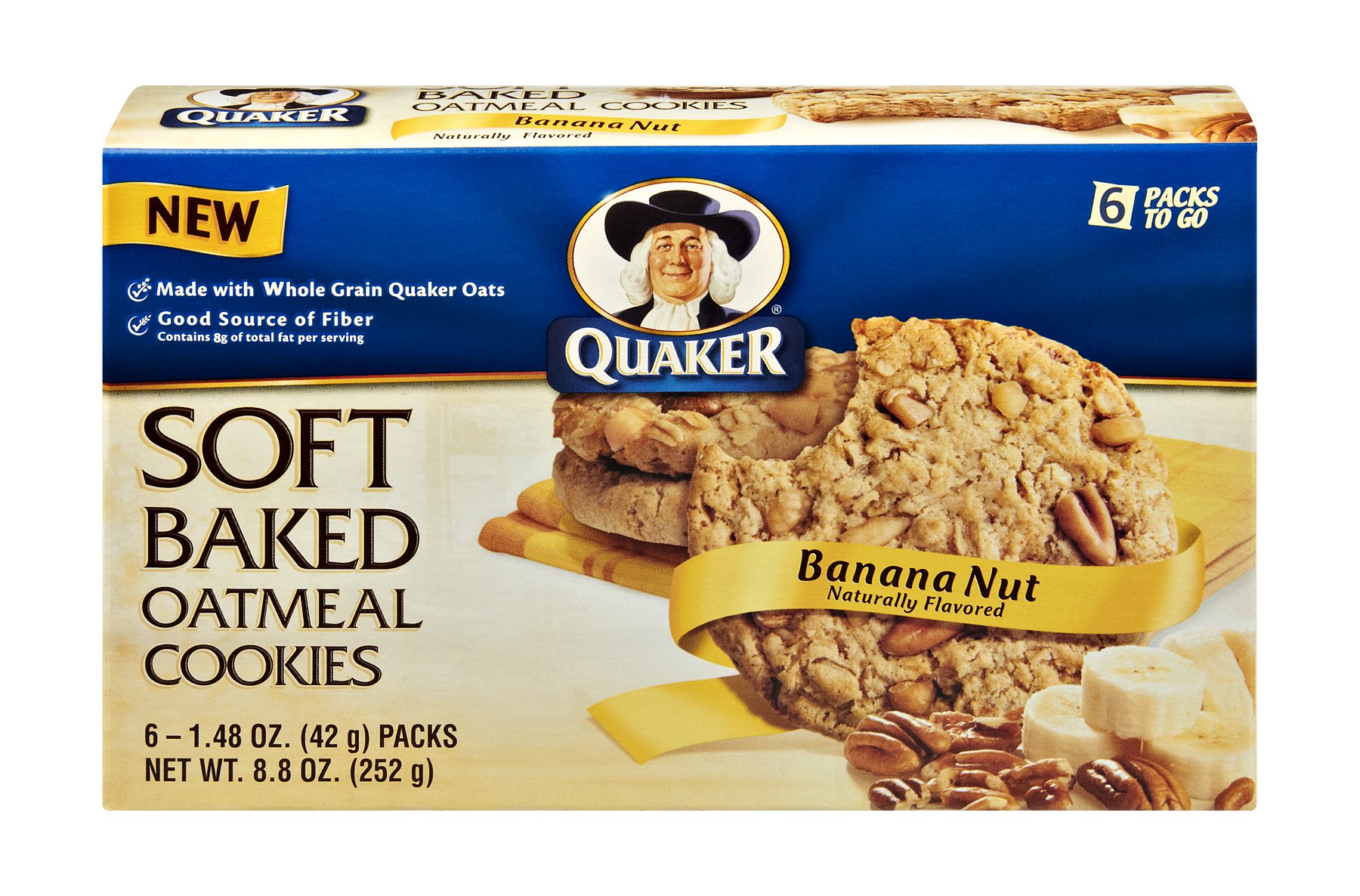 Quaker Soft Baked Oatmeal Banana Nut Cookies - Shop Cookies at H-E-B