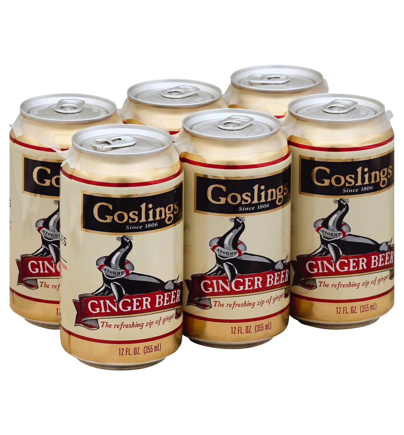 Gosling's Stormy Ginger Beer 12 oz Cans; image 1 of 2