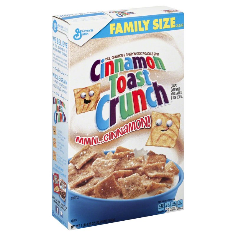1 cup cinnamon toast crunch calories