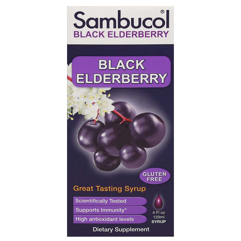 Sambucol Black Elderberry Original Syrup Shop Herbs Homeopathy At H E B