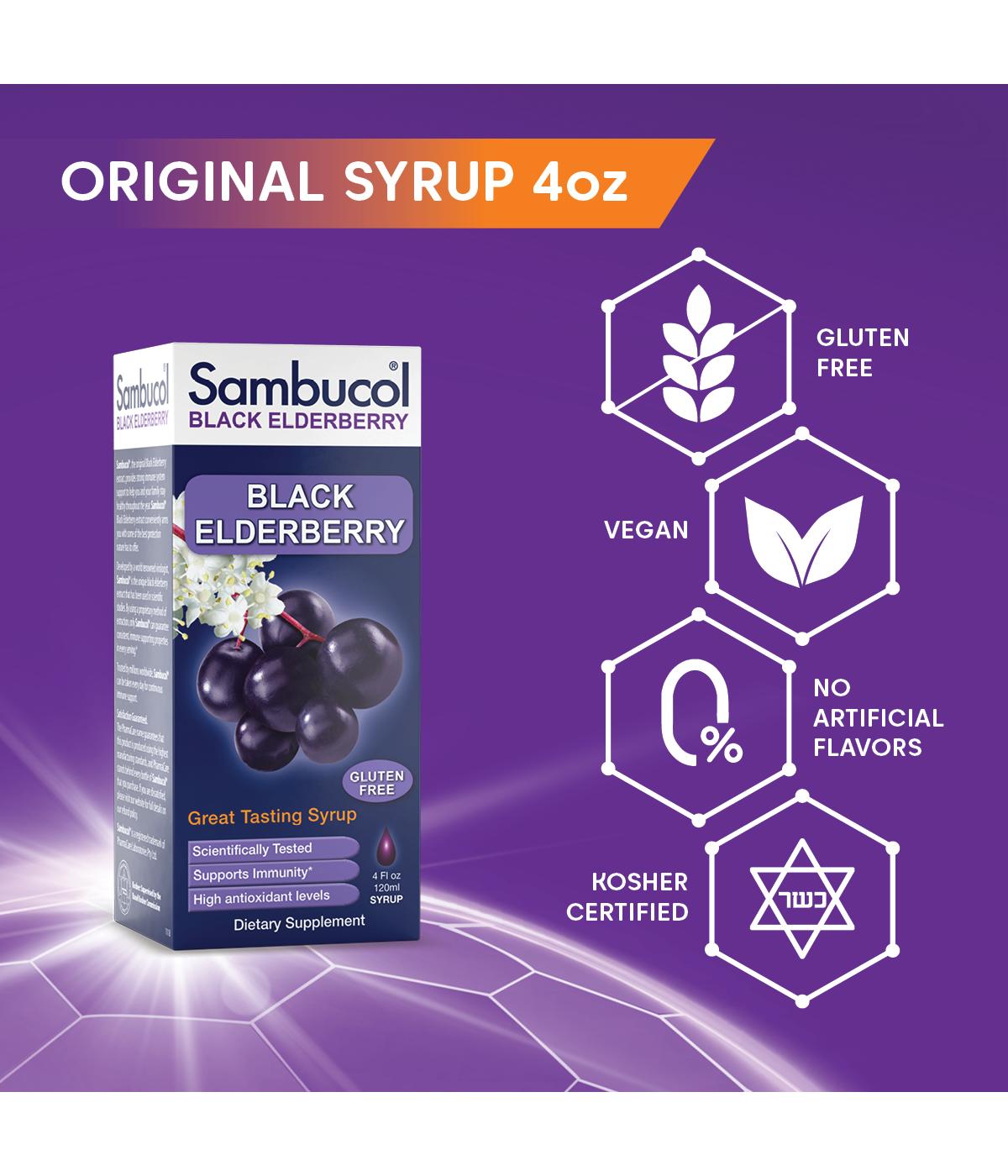 Sambucol Original Black Elderberry Syrup; image 4 of 5