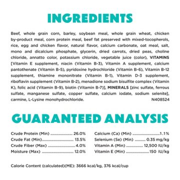 Beneful Purina Incredibites Natural Small Breed Dry Dog Food - Farm-Raised Beef