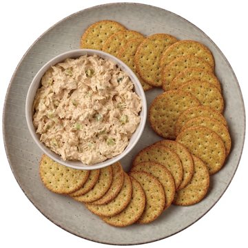 Meal Simple by H-E-B Rotisserie Chicken Salad & Crackers, lb