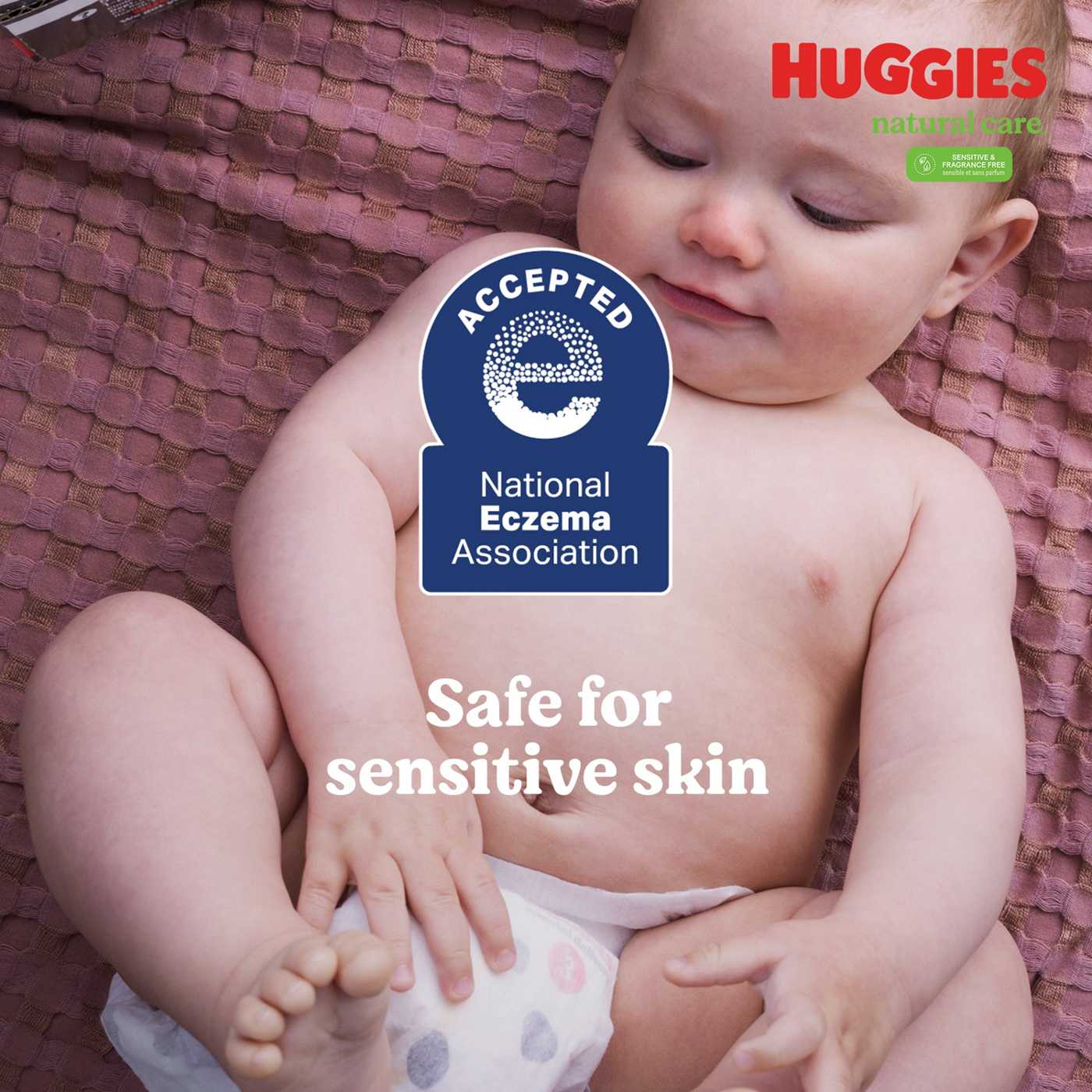 Huggies Natural Care Sensitive Baby Wipes - Fragrance Free; image 3 of 8