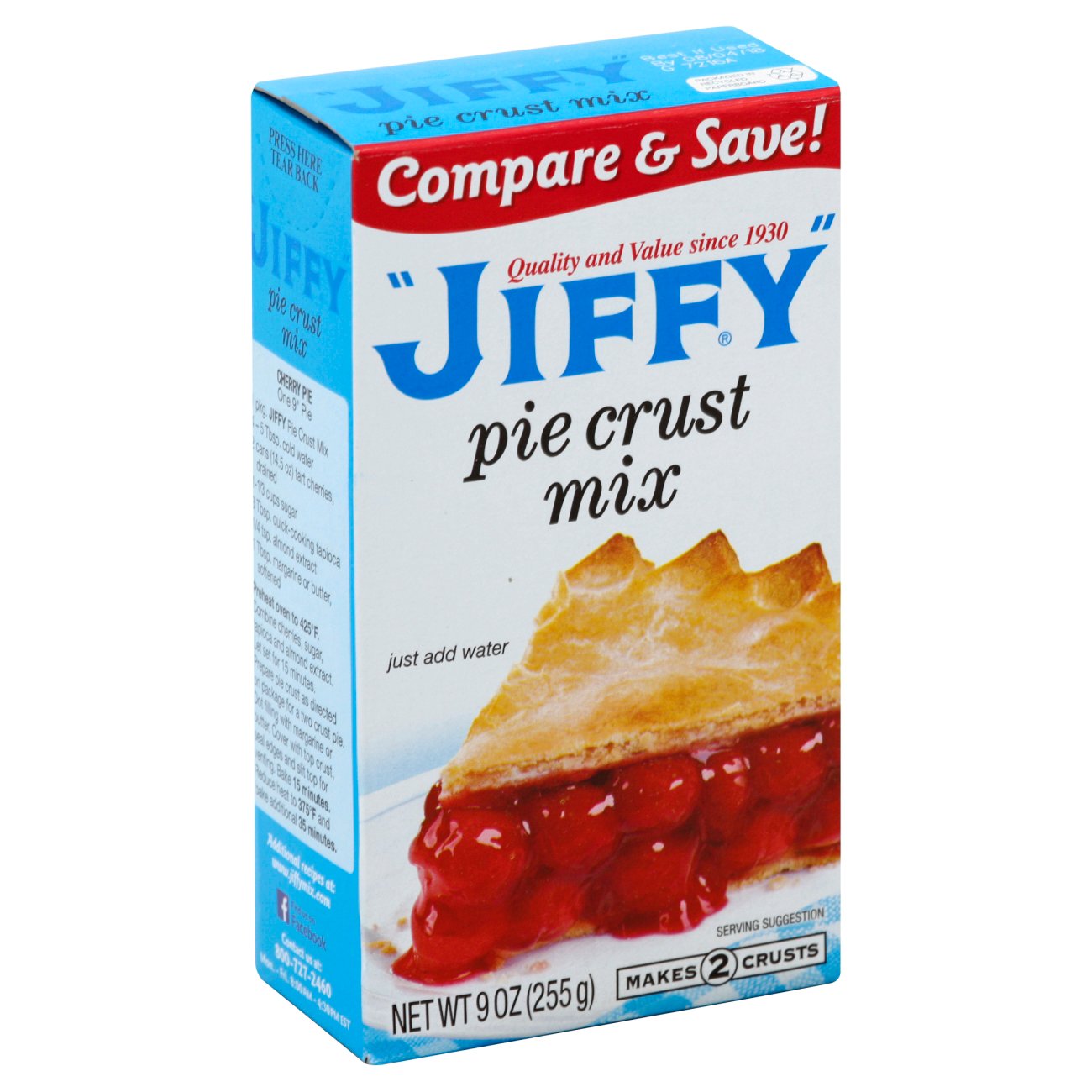 Jiffy Pie Crust Mix Shop Baking Mixes at HEB