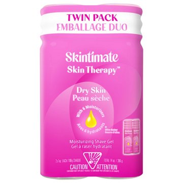 Skintimate Skin Therapy Dry Skin Shave Gel - Twin Pack, 2 pk