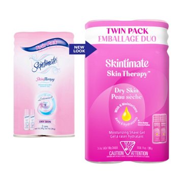 Skintimate Skin Therapy Dry Skin Shave Gel - Twin Pack, 2 pk