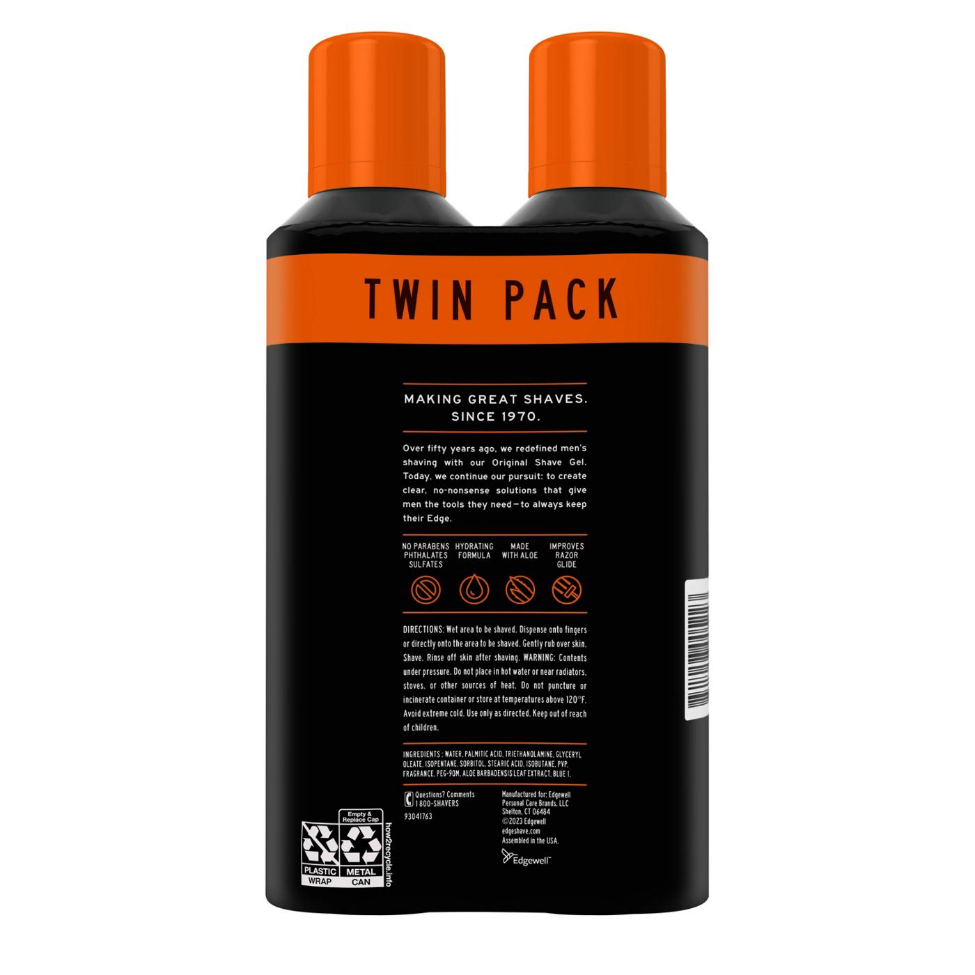 Edge Sensitive Skin Shave Gel with Aloe, Twin Pack; image 4 of 4