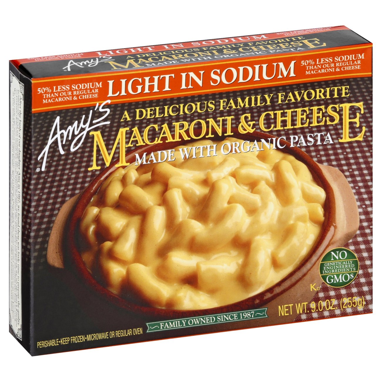 Amy's Low Sodium Macaroni and Cheese Shop Entrees & Sides at HEB