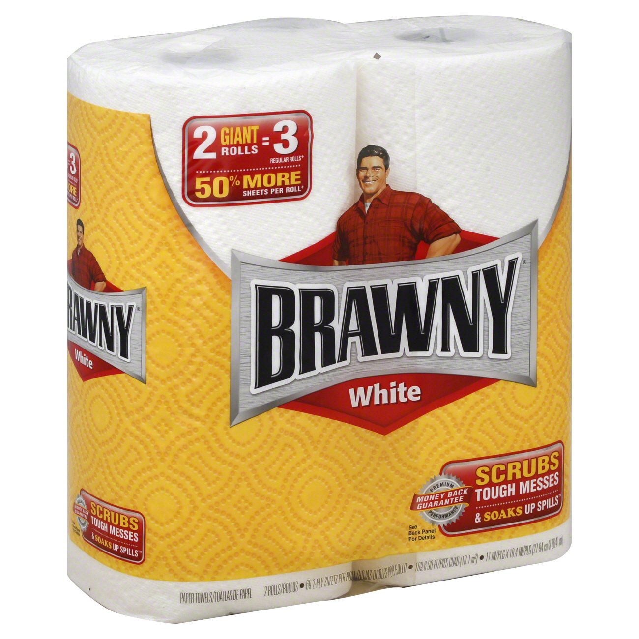 Brawny White Paper Towels Shop Paper Towels at HEB