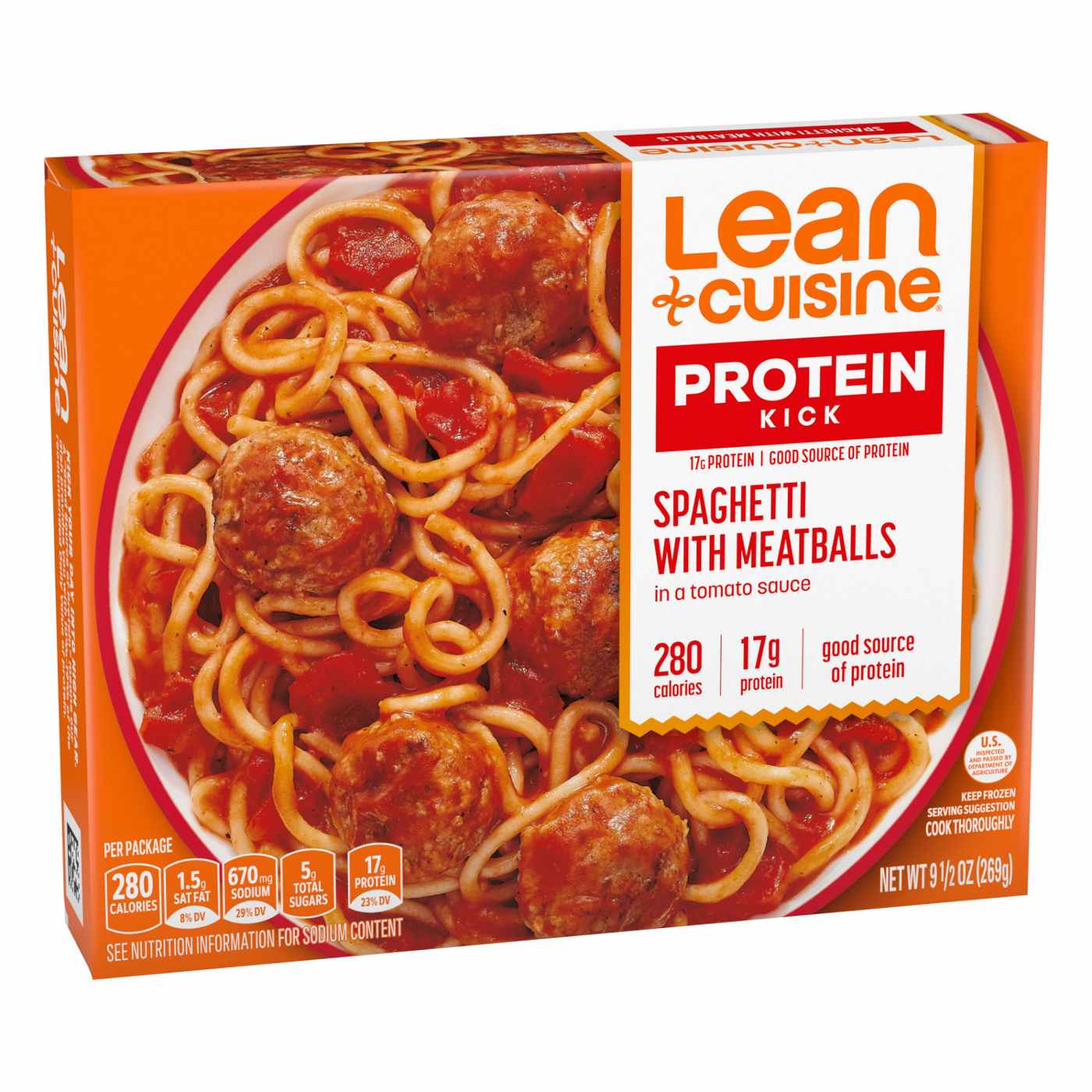 Lean Cuisine 17g Protein Spaghetti & Meatballs Frozen Meal; image 7 of 7