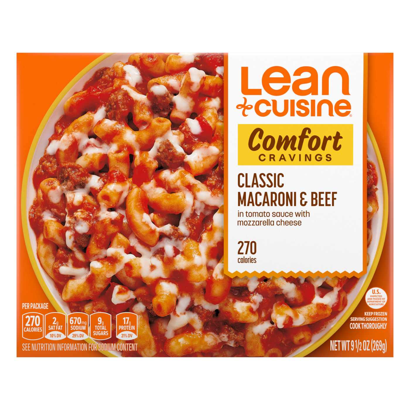 Lean Cuisine Comfort Cravings Macaroni & Beef Frozen Meal; image 1 of 7