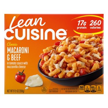 Lean Cuisine 17g Protein Macaroni & Beef Frozen Meal