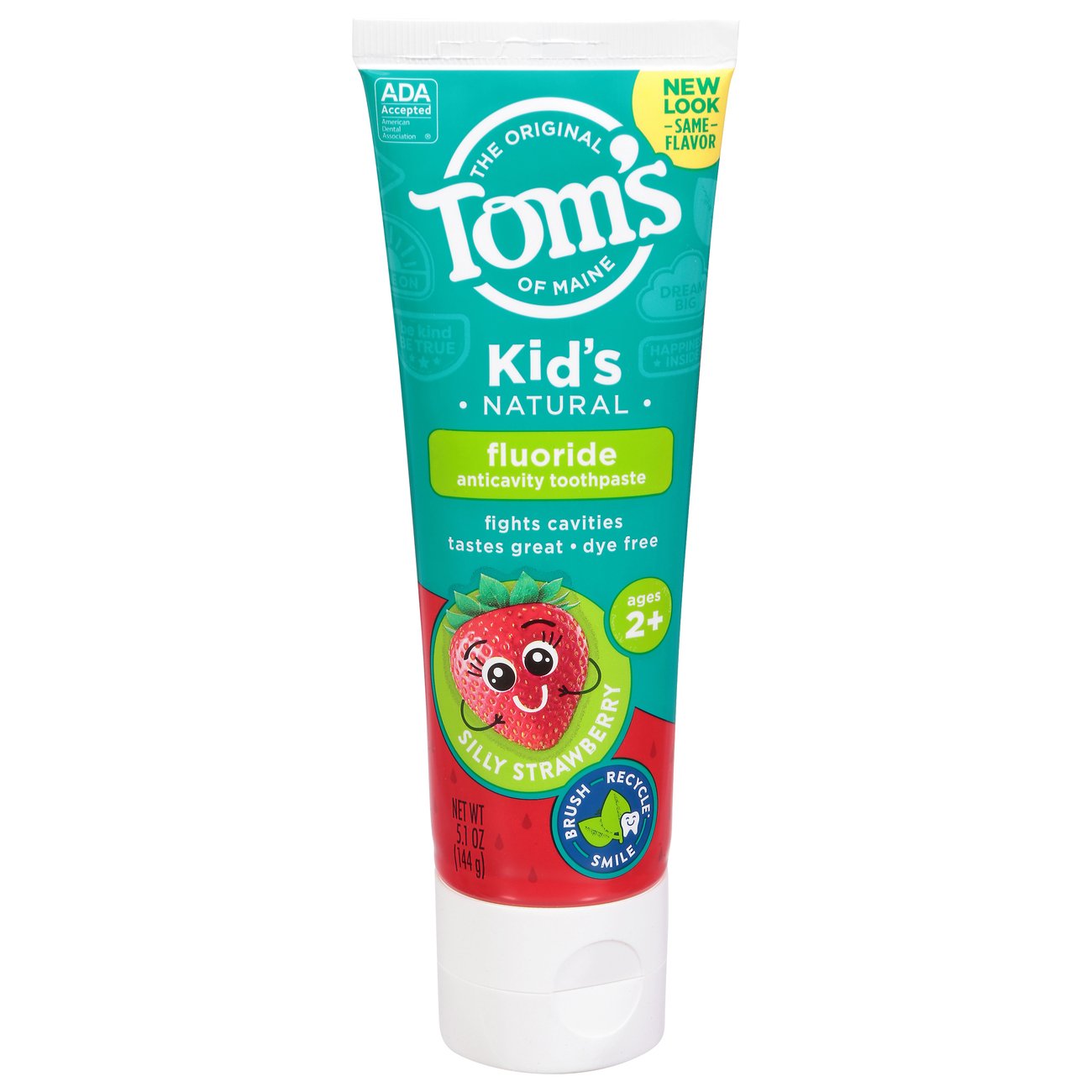 Tom's of Maine Children's Fluoride Toothpaste - Strawberry - Shop ...