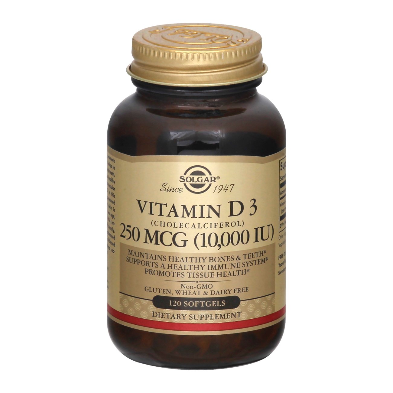 Solgar Vitamin D3 10000 IU Softgels - Shop Vitamins A-Z at H-E-B