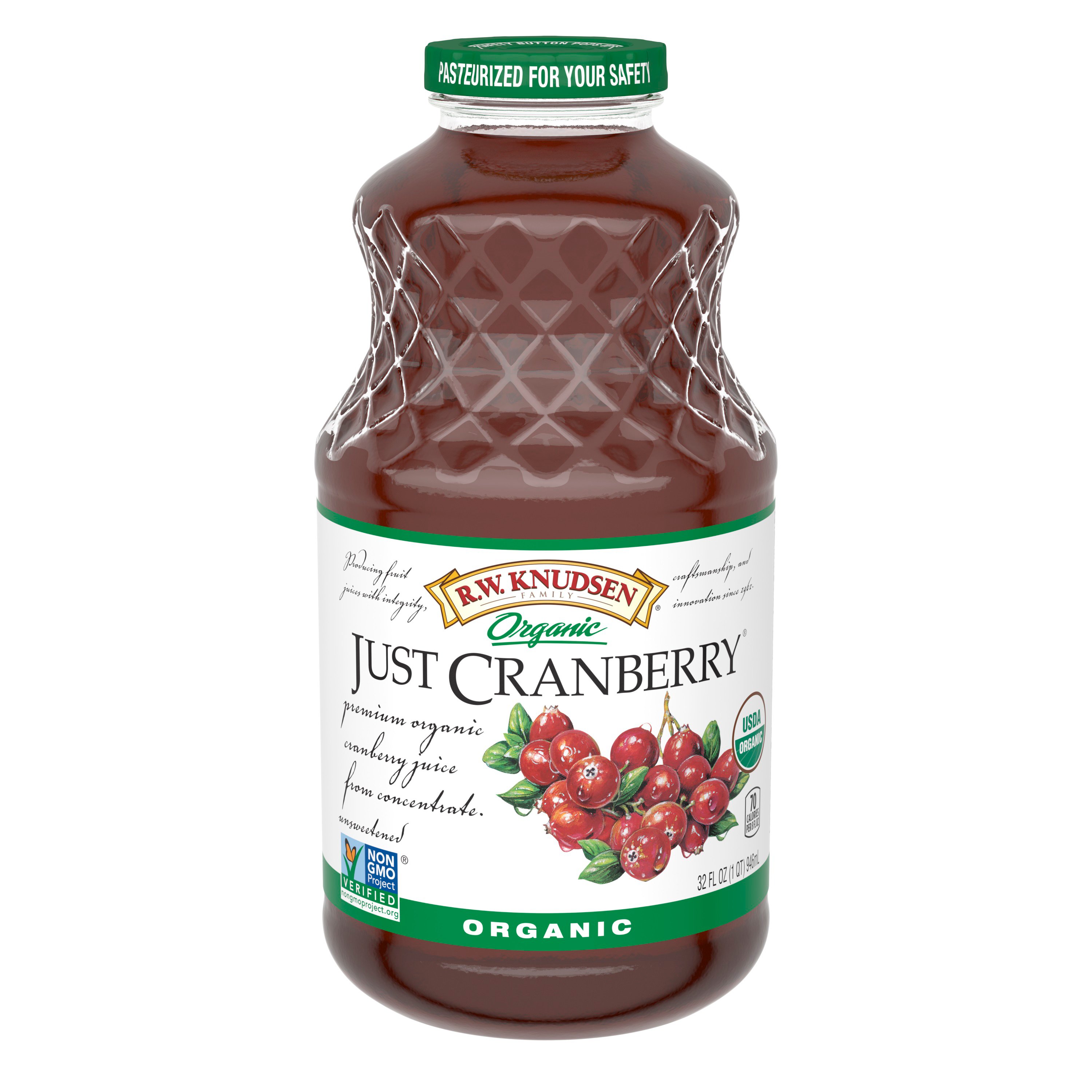 R.W. Knudsen Family Organic Just Cranberry Juice Shop Juice at HEB