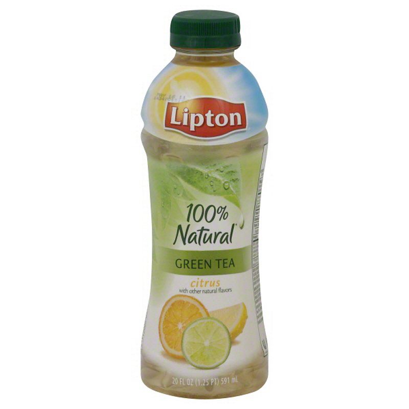 Lipton 100% Natural Citrus Green Tea - Shop Tea at H-E-B