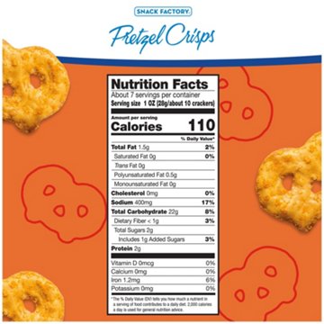 Snack Factory Buffalo Wing Pretzel Crisps