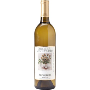 Becker Vineyards Springtime Texas White Wine, 750 mL