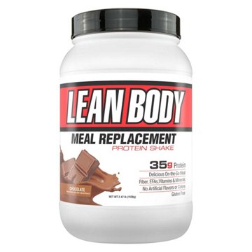 Labrada Lean Body Meal Replacement 35g Protein Shake Mix - Chocolate, 2.47 lbs