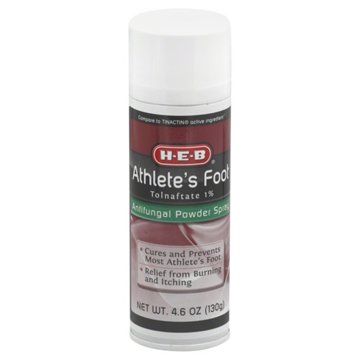 H-E-B Tolnaftate Powder Spray, 4.6 oz