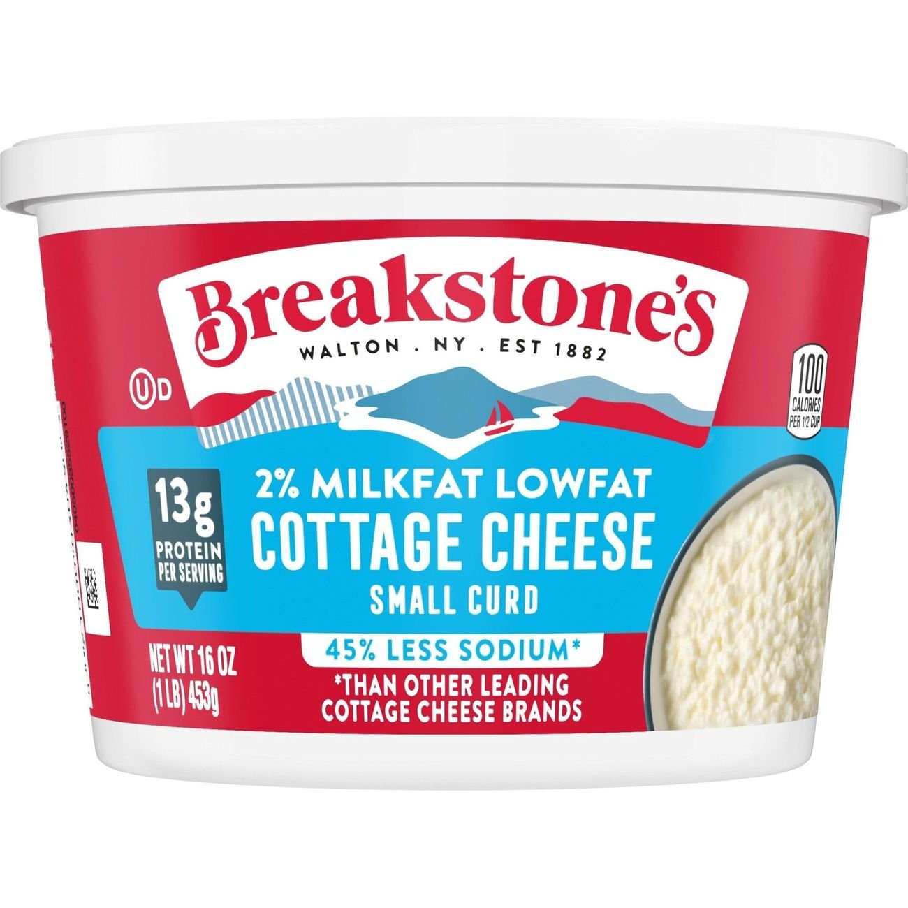 Breakstone's 2 Milkfat Lowfat Small Curd Cottage Cheese Shop Cottage