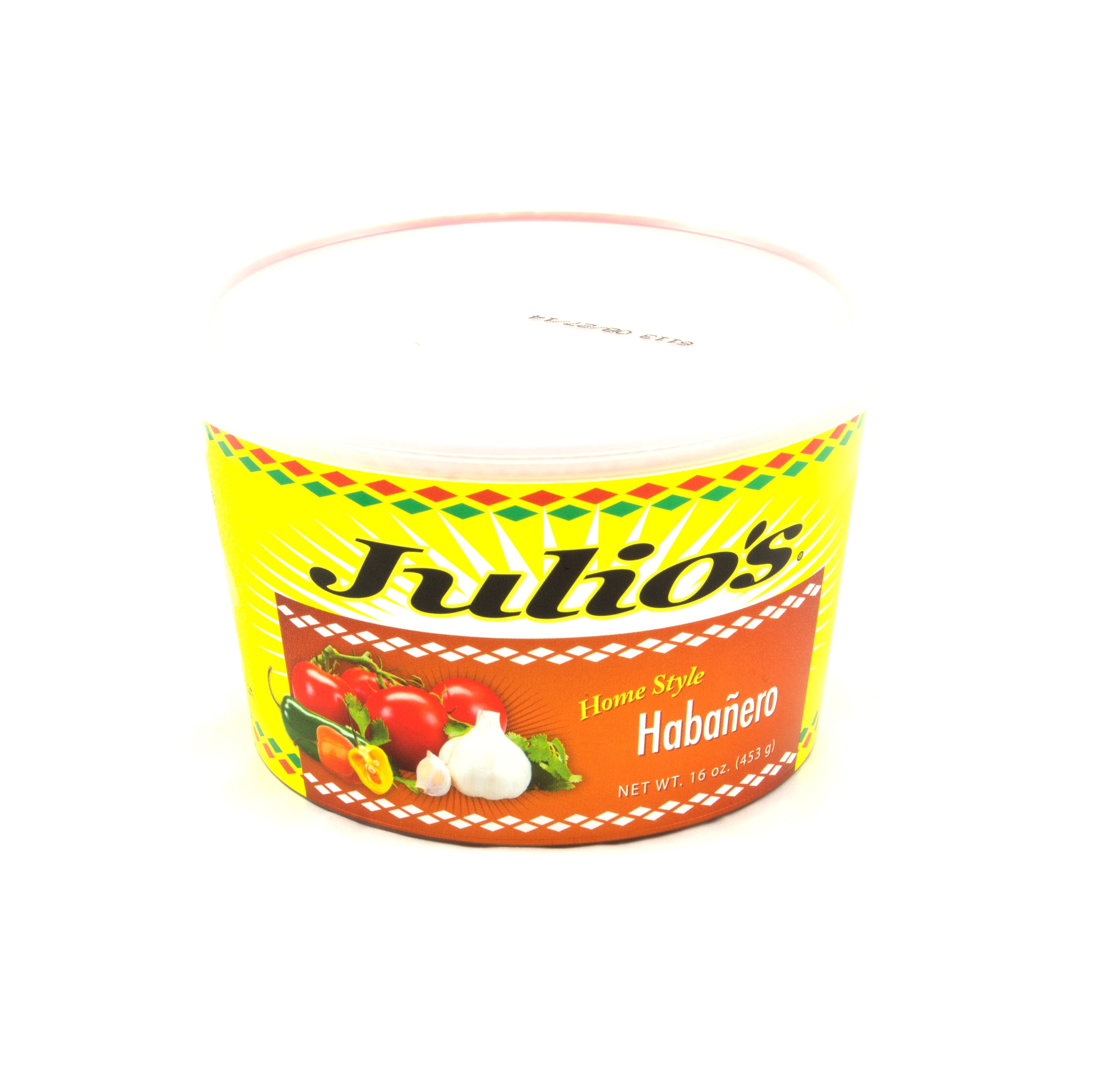 Julio's Homestyle Habanero Salsa Shop Salsa & Dip at HEB