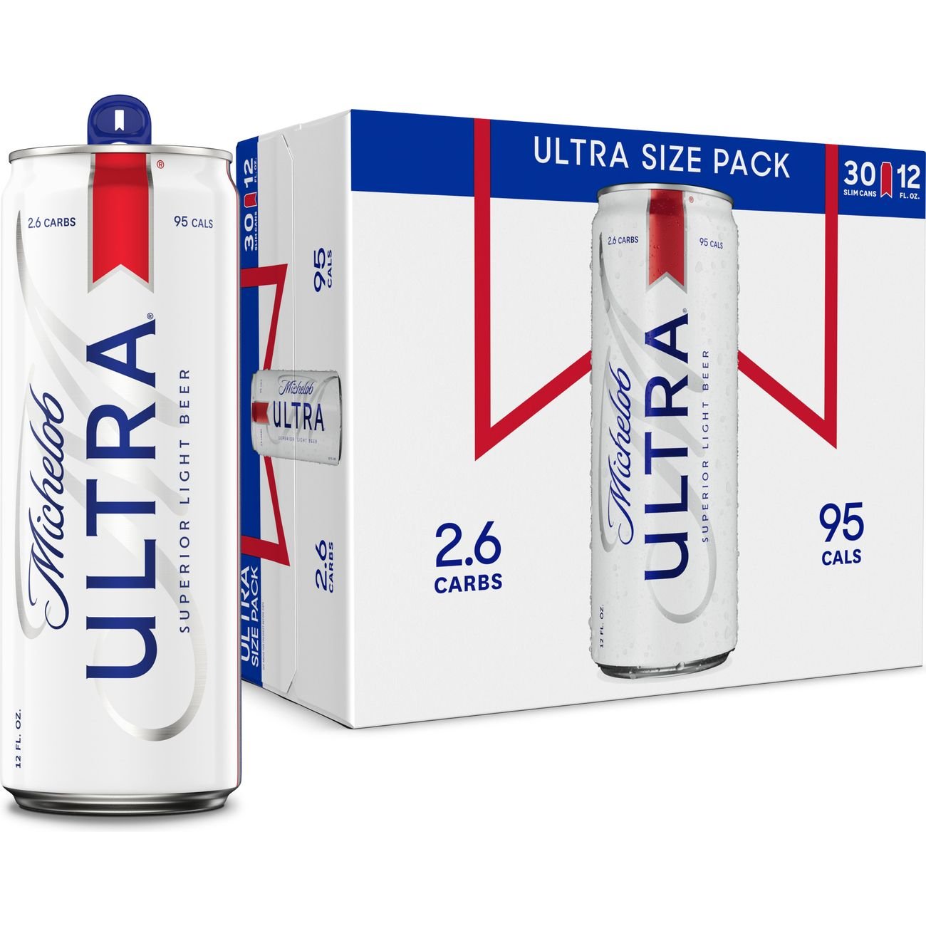 Michelob Ultra Beer 12 oz Slim Cans Shop Beer at HEB