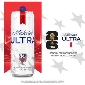 Michelob ULTRA Superior Light American Lager Beer Cans, 30 pack, 12 oz
