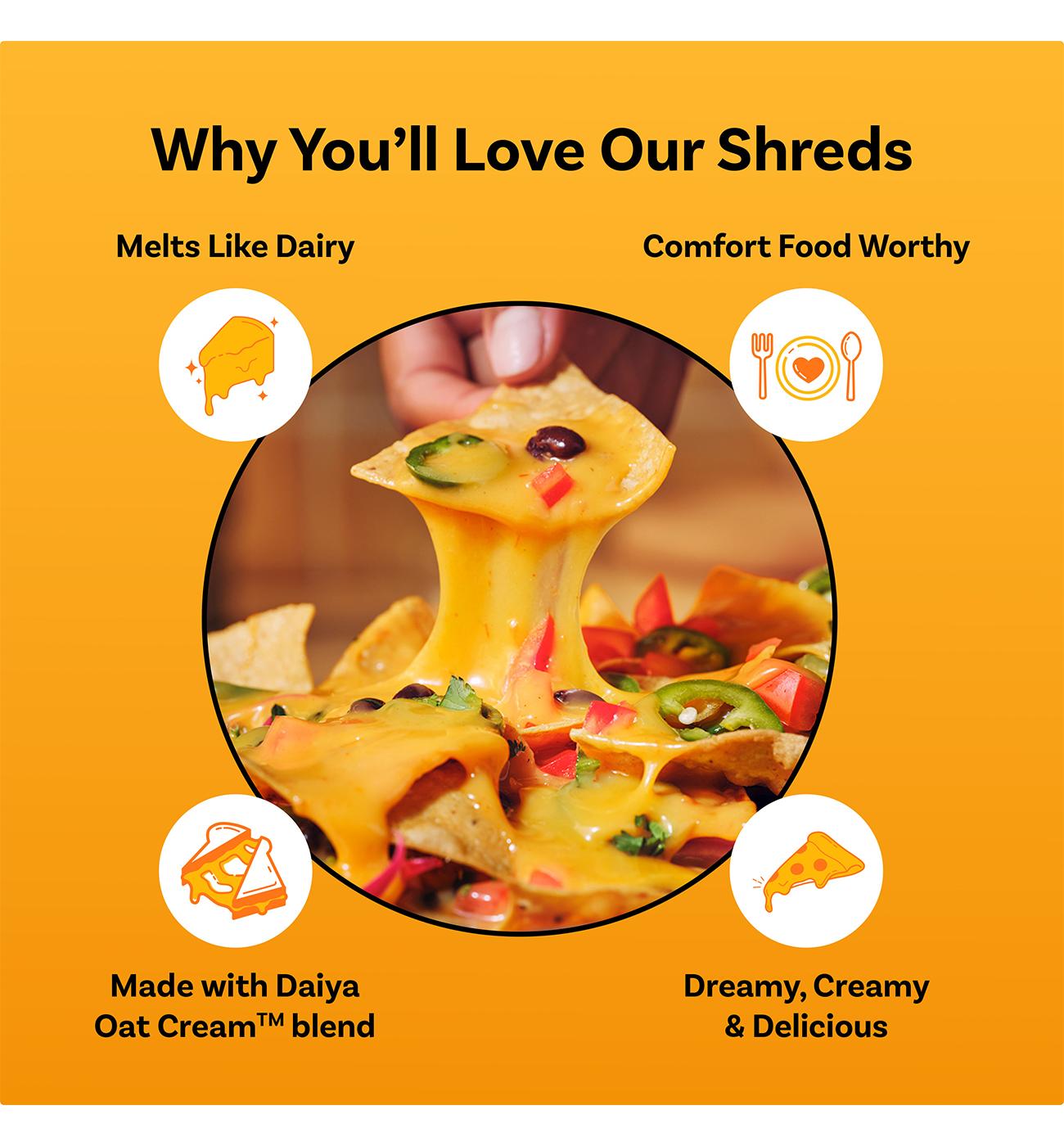 Daiya Dairy-Free Mozzarella Style Cheese Shreds; image 2 of 5