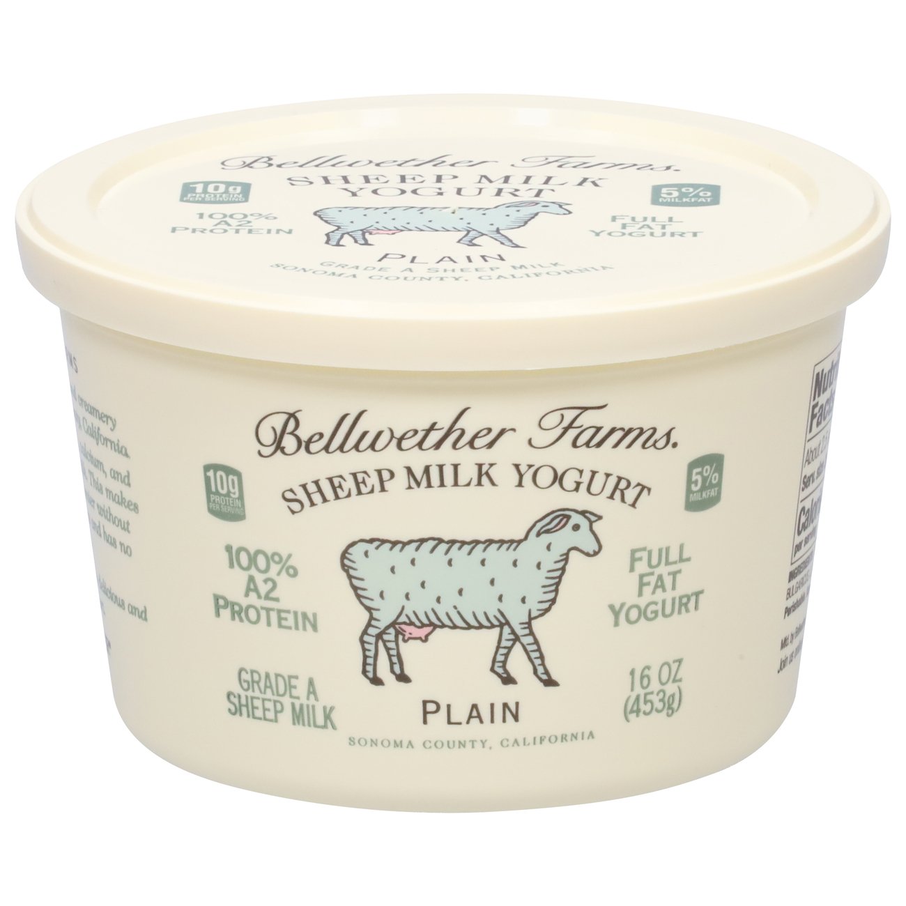 Bellwether Farms Plain Sheep Milk Yogurt Shop Yogurt At H E B