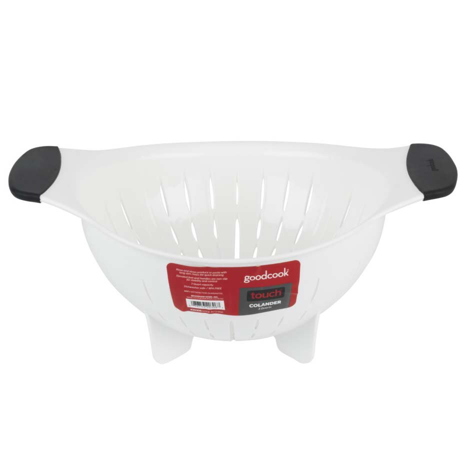 Plastic colander with deals handle