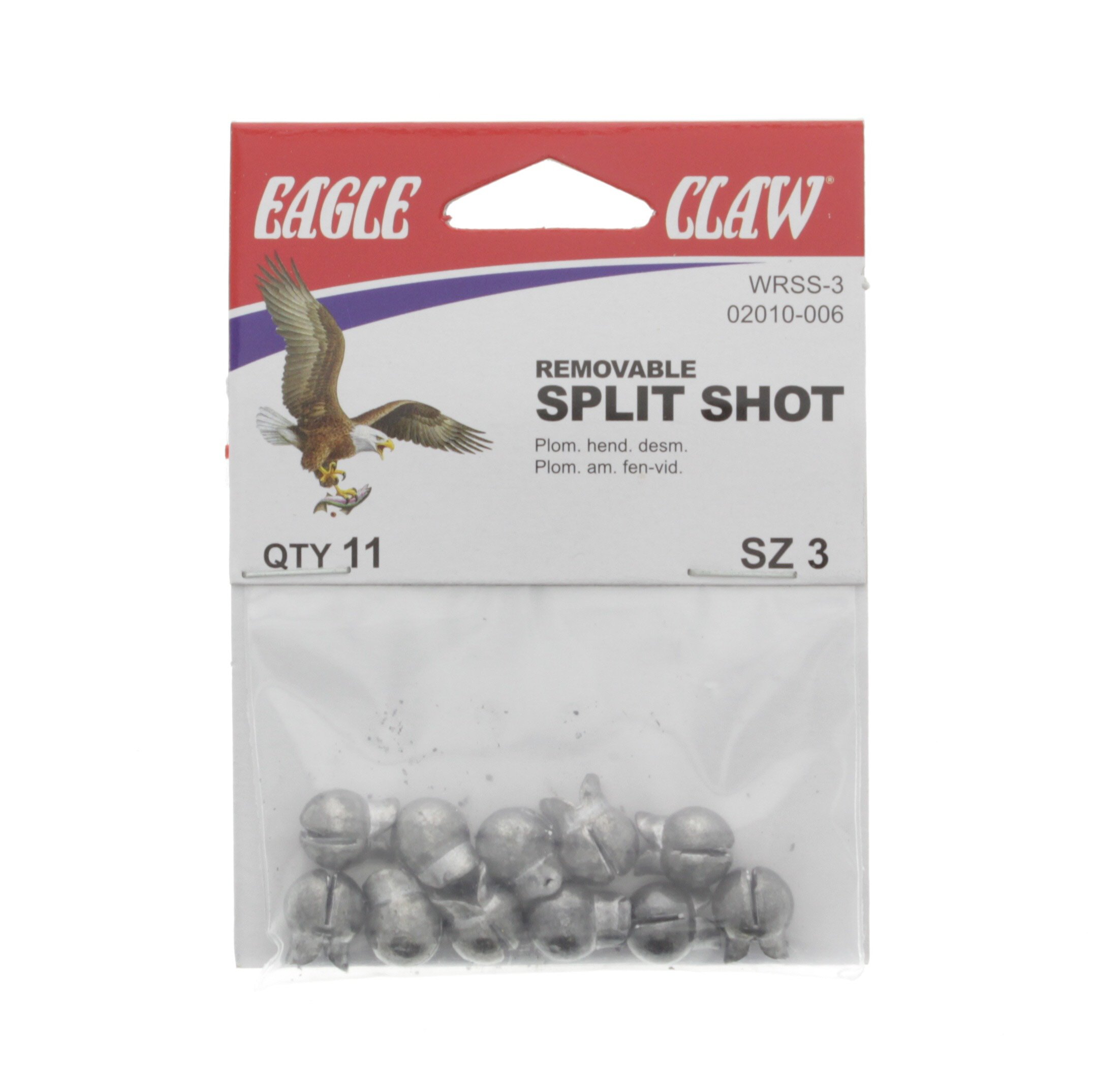 Eagle Claw Removable Split-Shot Sinker - 3