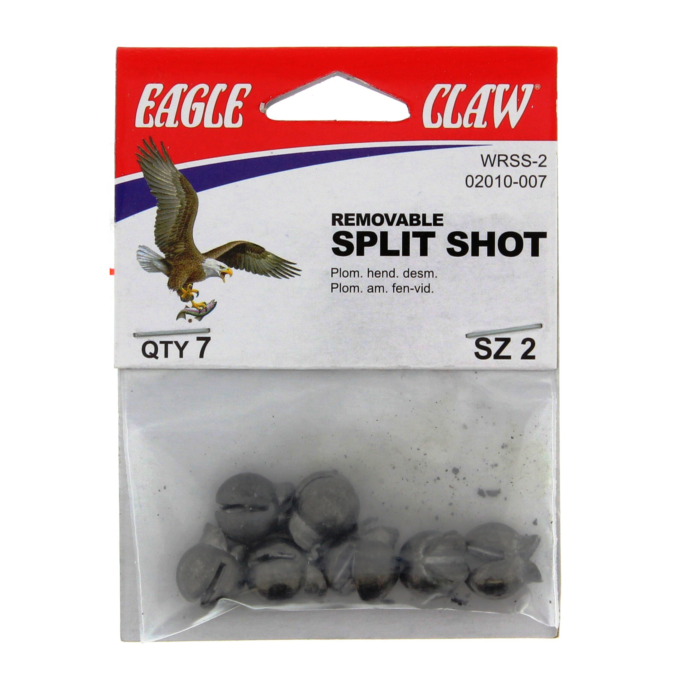 Eagle Claw Removable Split Shot, Size 2 Shop Fishing at HEB