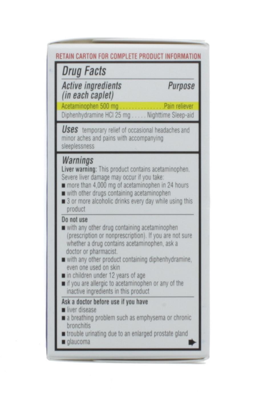 Quality Plus Extra Strength Pain Reliever PM; image 3 of 3