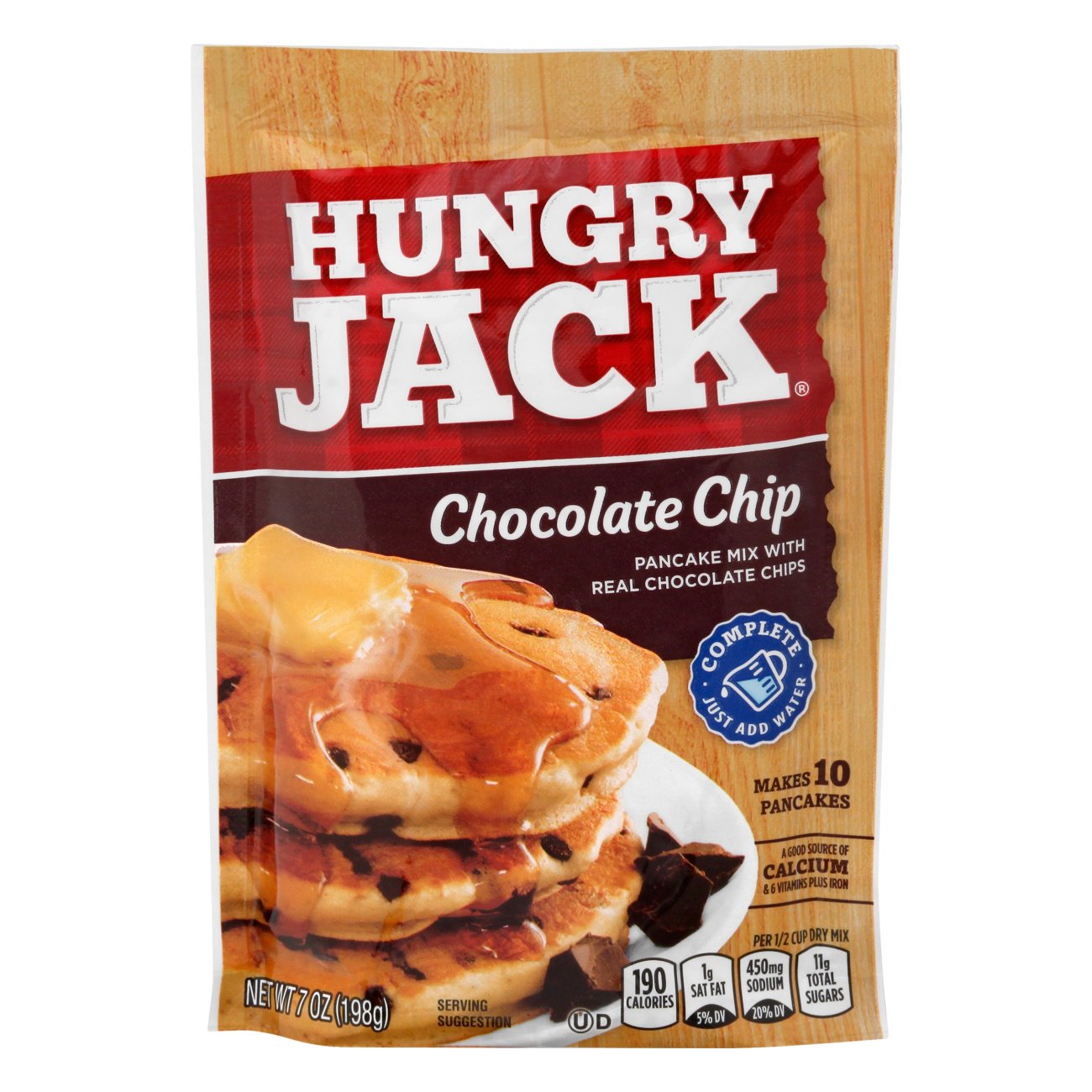 Hungry Jack Easy Pack Chocolate Chip Pancake Mix Shop Pancake mixes