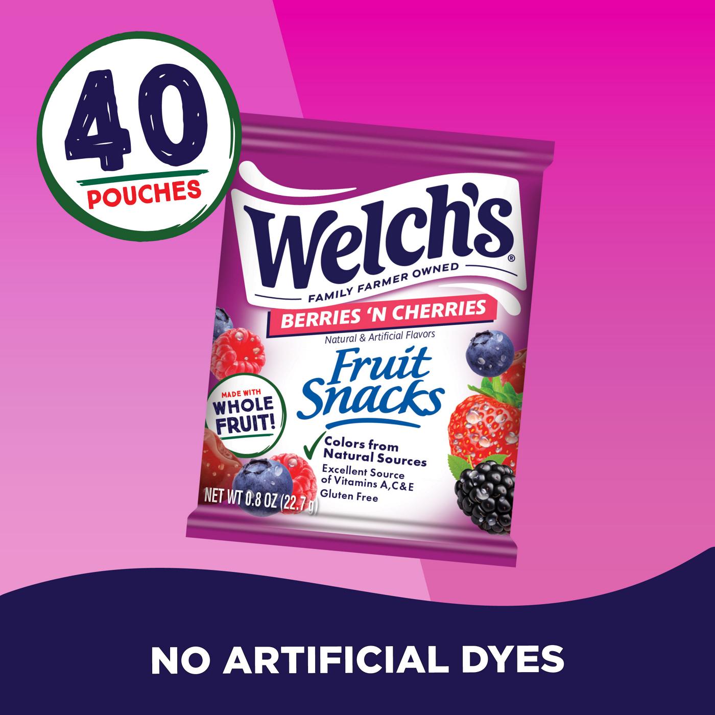 Welch's Berries 'N Cherries Fruit Snacks - Family Size; image 2 of 3