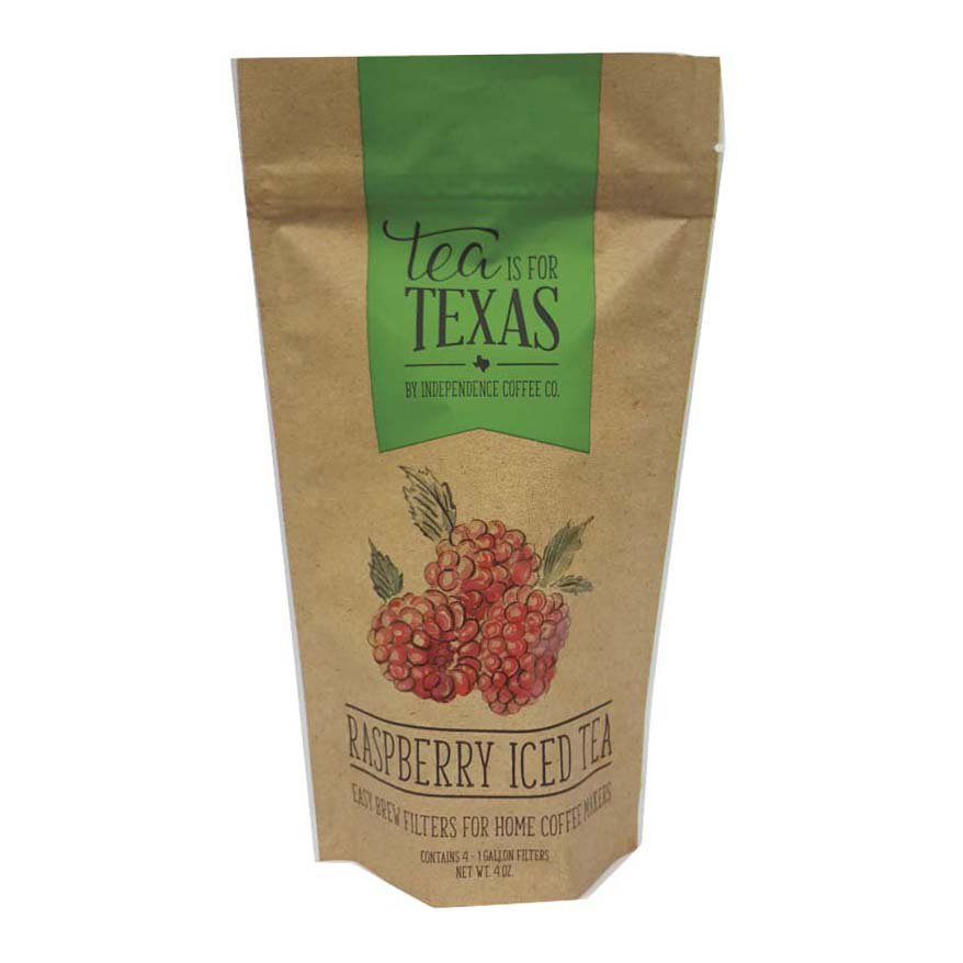 Independence Coffee Tea is for Texas Raspberry Iced Tea Filter Packs