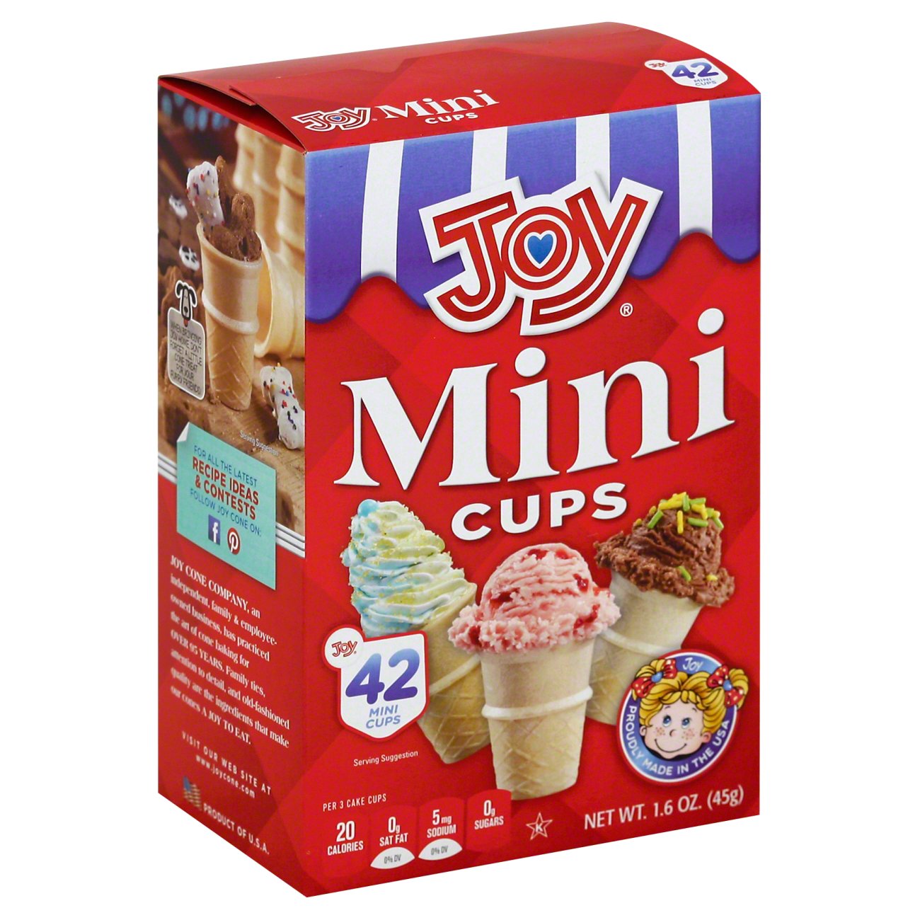 Joy Mini Cups Shop Waffle Bowls & Cones at HEB
